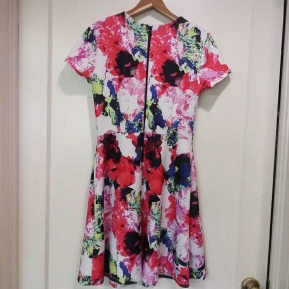 MILLY for DesigNation Floral Scuba Dress - Picture 5 of 8